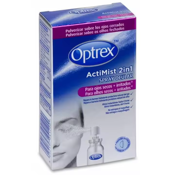 Optrex Actimist 2 En 1 Spray Ocular Ojos Secos 10Ml - 1