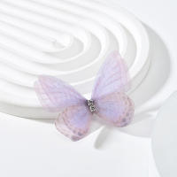 Patch De Mariposa Doble 3D Simulación Malla 5cm Para Decoración DIY De Cabello Y Uñas Diseño De Bouquet Soñado Y Explosivo - details 4