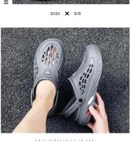 Sandalias De Hombre Para Verano Clogs EVA Zapatillas De Jardín Plataforma Playa Couplet Slides Para Interior Baño Talla Grande - details 27