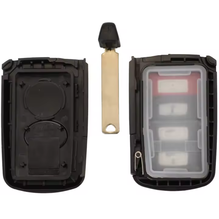 Carcasa De Llave Remota 3/4 Botones Para Toyota Camry Corolla Avalon Rav4 Land Cruiser JingyuqinCompatible Con Smart Key - 1