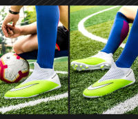 Zapatos De Fútbol Profesionales Para Hombres Ultraligeros Deporte De Entrenamiento Cleats De Fútbol Blanco Negro Talla True Fit Material Superior PU Suela De TPR - details 25