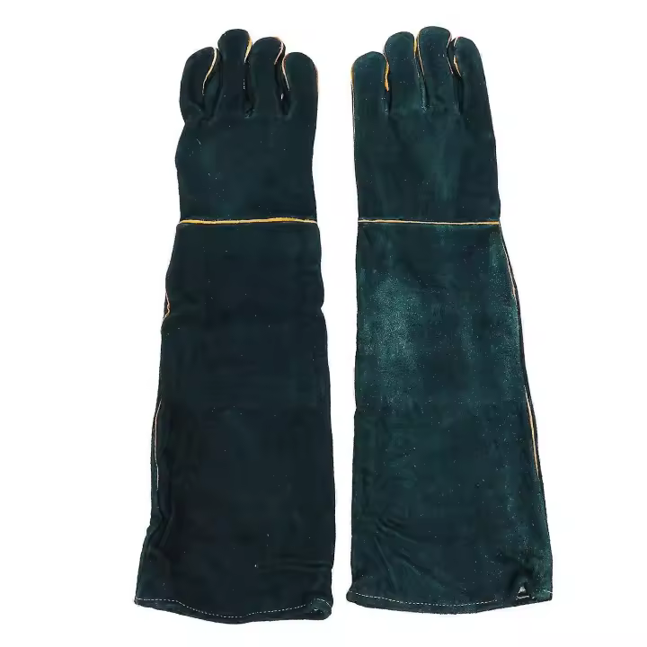 Animal Handling Gloves Thickening Anti Scratch Bite Resistant Long Gloves for Training Dog Cat Bird - 1