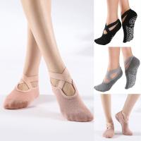 Calcetines De Yoga Para Mujer Antideslizantes De Silicona Transpirables Para Ballet Pilates Fitness Danza Y Ejercicio - details 1