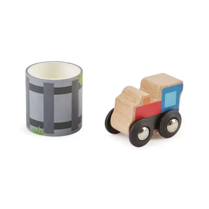 Mini tren con vía - Juego de viaje portátil HAPE - 1