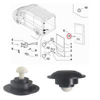 Botón De Liberación De Maletero Trasero Para Fiat Ducato Peugeot Boxer Citroen Relay 2006-2021 Accesorios De Coche Material Plástico - details 2