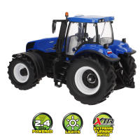 Maisto Tech - Tractor teledirigido Rock Crawler, ruedas gigantes con tacos, frecuencia 2.4 GH.z, 6 direcciones, incluye luces, enganche, todoterreno, radiocontrol niño, control remoto, coches teledirigidos para niños, +8 años - details 1