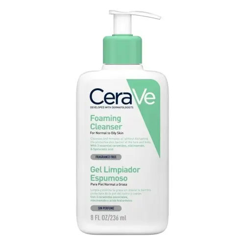 Cerave Gel Limpiador Espumoso 236 ml - 1
