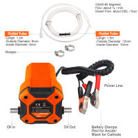 Bomba De Succión De Aceite Eléctrica EAFC 12V 60W Para Coche Motocicleta Y Barco Material De Acero Inoxidable - details 4