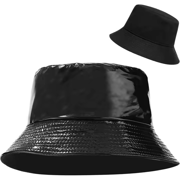 Lindo sombrero de pescador para playa, sombreros de pescador para mujer, reversible de doble cara - 1