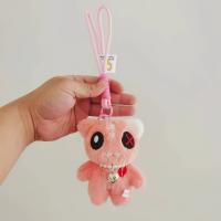 Llavero De Peluche Alienígena Con Ojos Grandes Accesorio Para Bolsos Y Parejas Regalo De Animal De Peluche Colgante Para Llaves - details 8