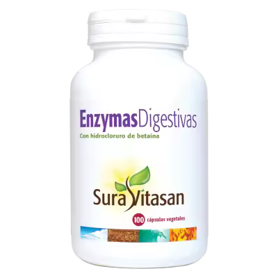 SURA VITASAN ENZYMAS DIGESTIVAS 100 CAPSULAS VEGETALES - 1