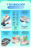 Zapatos De Entrenamiento Para Correr ONEMIX 2025 Para Hombres Y Mujeres Suela Completa Placa De Nylon Transpirables Para Verano Zapatillas Deportivas Establecidas Para Correr Y Jogging - details 15