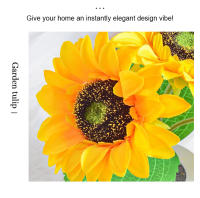 Lámpara De Noche LED Recargable Con Flores De Girasol Iluminación Interior Para Dormitorio Luz De Mesa Decorativa Para La Cama - details 9