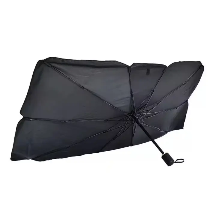 Parasol Coche Delantero, Parasol Plegable Coche con Anti UV Rayos,Sombrilla Paraguas del Coche para Lunas Delanteras, Parasol para Parabrisas de los Coche para Mayoría de Coches, SUV, Camiones - 1