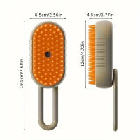 Cepillo Eléctrico De Vapor Para Mascotas 3 En 1 Limpieza Y Masaje De Perros Y Gatos Eliminador De Pelo Belleza Cepillo Adecuado Para Mascotas - details 4