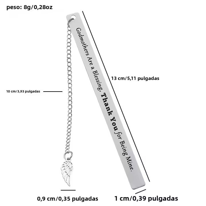 Marcapáginas De Acero Inoxidable Elegante Para Amantes De Los Libros Regalo Para Profesores Y Estudiantes Suministros Escolares Marcador De Lectura - 1