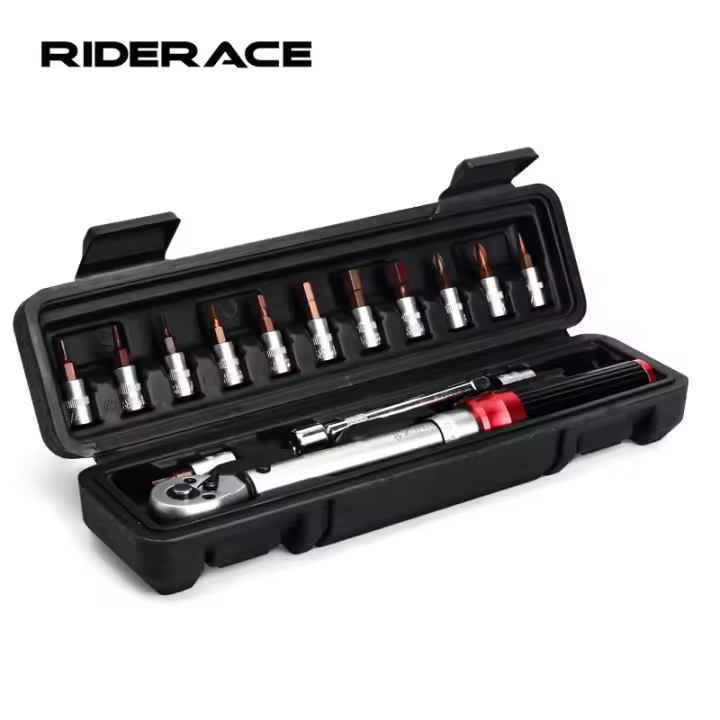 Llave De Torque Bicicleta 15Pcs 1/4" 2-24Nm Ajustable Herramienta De Reparación De Ciclismo Piezas De Bicicleta - 1