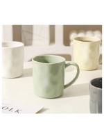 Taza De Cerámica Sólida Y Simple De Gran Capacidad Para Bebidas Como Jugo Y Leche Taza De Té De La Tarde Con Asa Para Café Tableware - details 8
