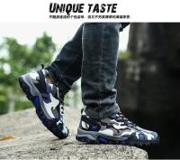 Zapatos De Senderismo Al Aire Libre 2024 Para Hombres Y Mujeres Corrida Por Caminos Camuflaje Invierno Deportivas Transpirables Antiguo Material De Suela De Goma Tela Elástica De La Piel Del Tobillo - details 17
