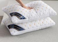 Almohada Para El Cuello De Poliéster Protección De La Columna Vertebral Ayuda Al Sueño No Colapsa Uso Doméstico Y Hotel Rectangular Sólido Color Para Adultos - details 3