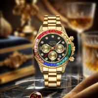 Reloj De Pulsera Para Hombre De Lujo Con Luz Nocturna Diseño Único Y Moderno Correa De Acero En Disco Estilo Business Quartz - details 5