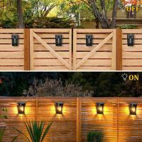 Luces Solares Para Exterior Jardín Balcón Hogar Sensor Impermeables Para Escaleras Valla Calle Super Brillantes Luz De Pared - details 1