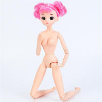 Muñeca De Juguete DIY Con Cabeza De Muñeca De Anime Larga Y Colorida Ojos Estelares Para Niñas Regalo De Vestir Muñeca De 1/6 - details 44