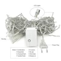 Luces De Hielo LED Para Jardín Y Fiestas Decoración De Navidad Guirnalda De Luces De Encaje 5M 0.4-0.6m 110V 220V Para Bodas Y Cumpleaños - details 4