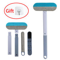 Cepillo Multifuncional Para Pelos De Mascotas Con Mango Largo Herramienta De Limpieza De Ventanas Para Gatos Y Perros - details 0