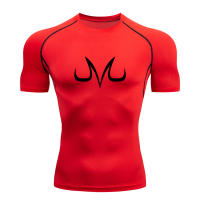 Camiseta De Compresión Para Hombre Fitness Workout Con Estampado De Anime Sport Típica De Gimnasio Secado Rápido Top Tee Verano - details 10