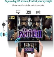 BIT HDMI Inalambrica, Adaptador 4K HDR HDMI Inalámbrico, Wi-Fi Display, Dongle para Compartir Pantalla sin Cable por Miracast / DLNA / Airplay, Android / i-OS / Windows / Mac OS / Monitor / Projector - details 0