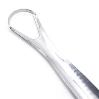 2 Pcs Limpia Lengua De Acero Inoxidable Herramienta Ecológica Para Cuidado Oral Reutilizable Herramienta Fresadora Para Adultos - details 1