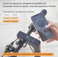 Patinete Eléctrico iScooter i9Pro Neumático de 8,5 pulgadas 350W  30km/h 7,5Ah Capacidad de peso 120 kg Negro - details 0