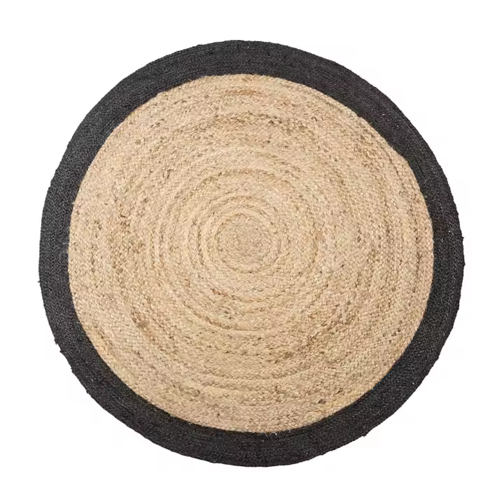 ALFOMBRA ARPILLERA NEGRA Ã˜120cm ATMOSPHERA - 1