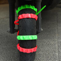 Cadenas De Nieve Para Motocicleta 10Pcs Reutilizables Antideslizantes Seguridad De Emergencia En Invierno Accesorios Para Llantas De Moto - details 3