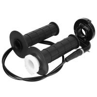 Accesorios Para Motocicleta Manillar Universal 7/8" 22mm Con 1 Par De Manoplas Y Cable Throttle Acelerador De Aluminio Y Goma - details 2