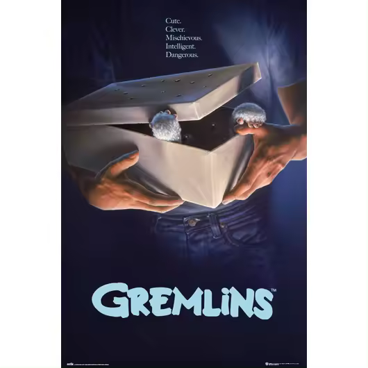 GREMLINS POSTER PREMIUM 61X61,5cm CON CUELGA POSTER - 1