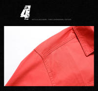 Camisa De Trabajo Para Hombre Casual Larga Con Bolsillos Algodón Puro Primavera Otoño Estilo Casual Cuello En V Tacón Regular - details 6