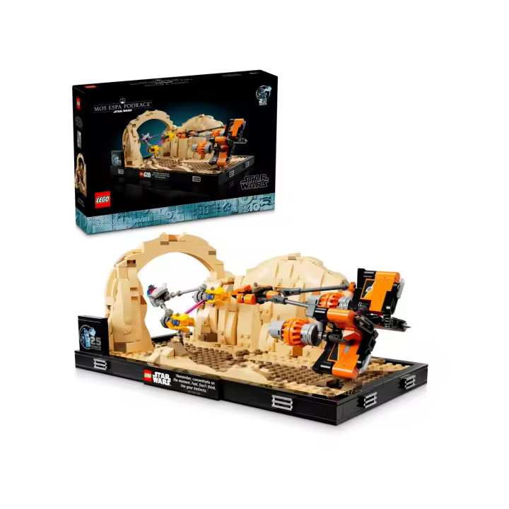 LEGO STAR WARS 75380: Diorama: Carrera de Vainas de Mos Espa - 1
