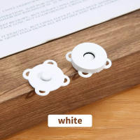 10 Sets De Botones Magnéticos De Metal Con Diseño De Flor De Cerezo Para Manualidades Y Artesanía Cierres De Trapecio Para Bolsos Y Ropa Accesorios DIY - details 10
