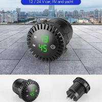 Reloj LED para Coche, Reloj tacthil, Reloj Digital impermeable para Coche, 12V/24V, Mini Reloj Digital Led, minireloj para motorceta de 2,01 pulgadas de diámetro - details 2