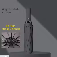 Paraguas Automático Xiaomi 12 De Tamaño Grande En Color Sólido Con Protección UV Y Luz Colapsable Para Sombrilla - details 4