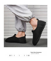 Zapatillas De Invierno MAEDEF Para Hombres Y Mujeres Ligeras Y Cálidas Con Plush Para Dormitorio Zapatos De Tela De Algodón Ajuste True to Size Material De Suela De Goma - details 17