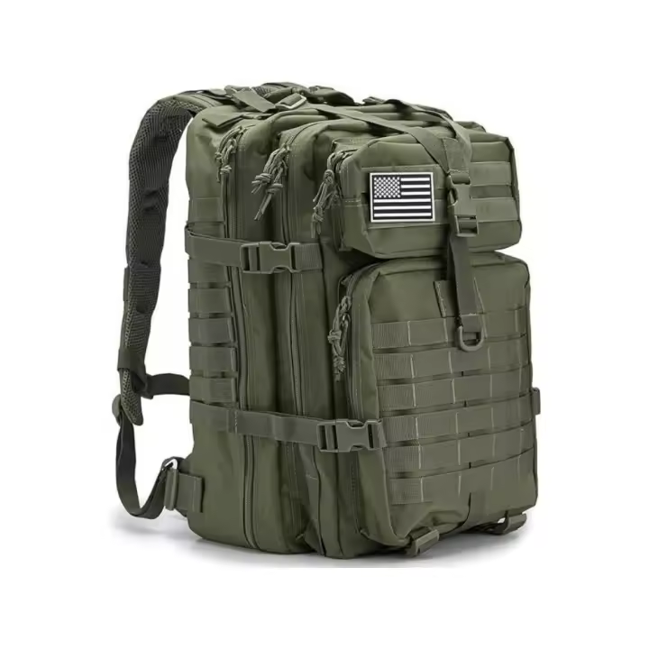 Mochilas militares tácticas de 45L para acampadas, senderismo y actividades al aire libre. Paquete de asalto. - 1