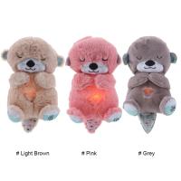 Oso De Peluche Para Bebé Con Música Y Luz Companion De Sueño Suave Otters Soothing Regalo Para Niños Y Niñas Relleno De Algodón PP - details 34