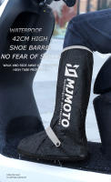 Cubrezapatos Impermeables Antideslizantes Para Hombres Y Mujeres Botas De Lluvia Altas Resistentes Al Desgaste Con Cubierta De Goma Para Motocicleta - details 5