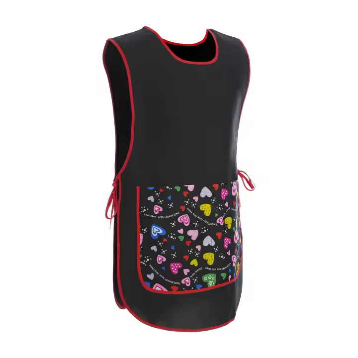 Zimmy - Delantal Universal con Bolsillos - Ideal para Barbacoa, Cocina, Limpieza y Más - Uniforme Laboral Cómodo - 1