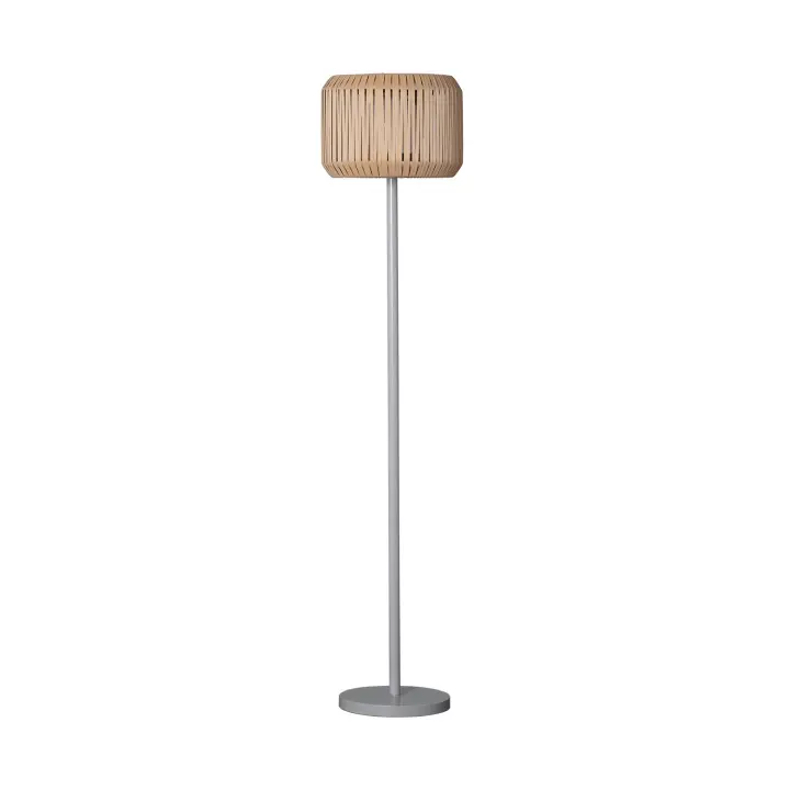 Ledkia Lámpara de Pie Exterior de Metal LED Solar Nygala Natural - 1
