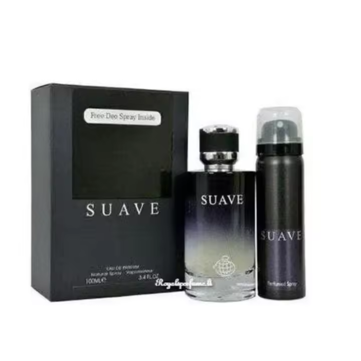 fragance World SUAVE  EN 100 CON DESODORANTE DE REGALO PARA HOMBRE - 1
