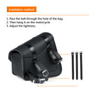 Bolsas De Sillín Universal Para Motocicleta De Cuero PU Con Portabotellas Impermeables Para Cafe Racer Equipaje De Cruzer Custom - details 3